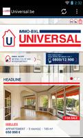 Universal.be immo à Bruxelles โปสเตอร์