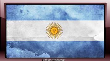 Argentina Flag Wallpaper syot layar 1