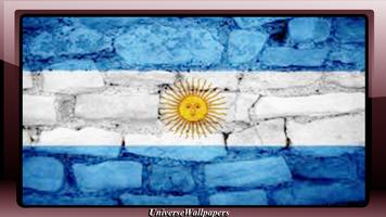 Argentina Flag Wallpaper capture d'écran 2