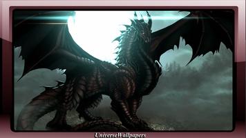 Black Dragon Wallpaper capture d'écran 2