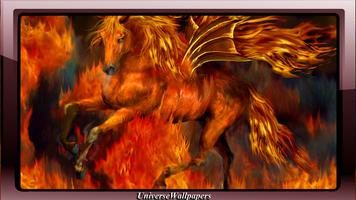 Fire Horse Wallpaper capture d'écran 2