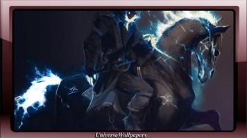 Fire Horse Wallpaper captura de pantalla 3