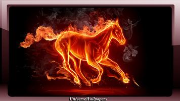 Fire Horse Pack 2 Wallpaper captura de pantalla 2