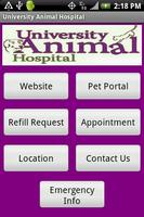 University Animal Hospital Affiche