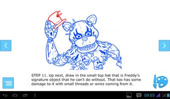How To Draw Nightmare Freddy capture d'écran 2