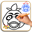 How To Draw Chica's Face FNAF APK