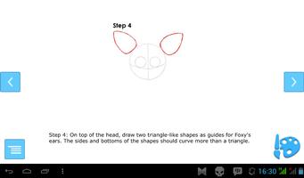How To Draw Foxy's Head FNAF Affiche