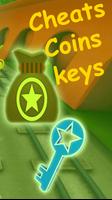 Cheats keys Coins Subway Surfs पोस्टर