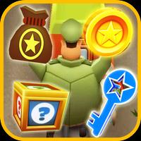 9999k Keys & Coins Subway Joke syot layar 1