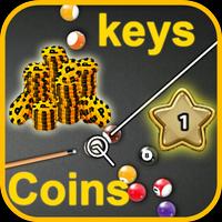 Keys & Coins 8 Ball Pool capture d'écran 1