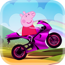 pepa happy pig racing moto APK