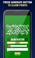Unlimited Gems Monster Legends📲Android App Prank capture d'écran 2