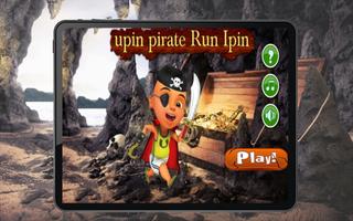 Upin Pirate Run Ipin Plakat