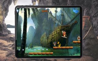 Upin Pirate Run Ipin capture d'écran 2