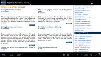 برنامه‌نما Upperhost Web Hosting Reviews عکس از صفحه