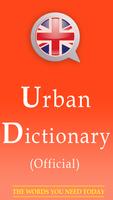 Urban English Dictionary Affiche