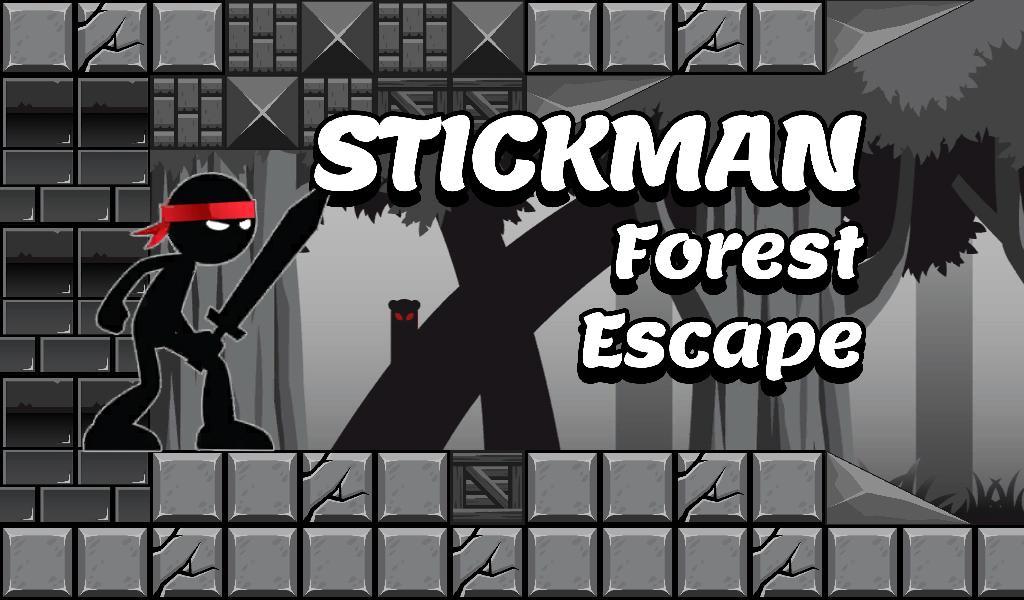 Игра stickman побег. Stickman Escape. Игра Стикмен Эскейп. Побег из леса. Stickman Escape Madhouse.