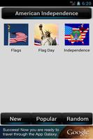 American Patriotism - US Flags پوسٹر