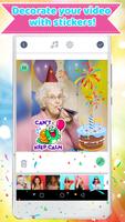 Birthday Party Slideshow Maker App with Music স্ক্রিনশট 1