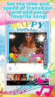 Birthday Party Slideshow Maker App with Music 스크린샷 3