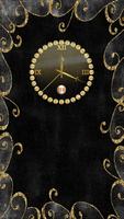黄金 时钟 小部件 和 动态 时钟 壁纸 - 免费下载 模拟 时钟 手机软件 海报
