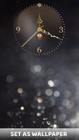 Gold Clock Live Wallpaper App: Analog Clock Widget ภาพหน้าจอ 2