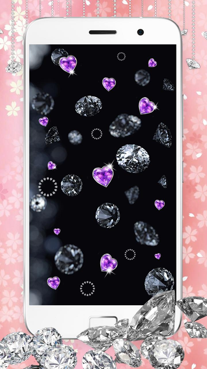 Android 用の 美しい ダイヤモンド キラキラ 壁紙 煌めく 動く 背景 そして ライブ 壁紙 アプリ Apk をダウンロード