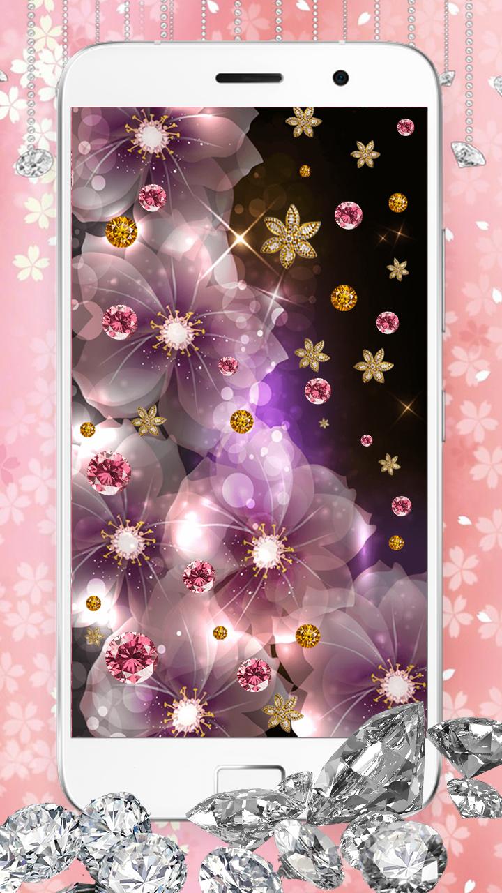 Android 用の 美しい ダイヤモンド キラキラ 壁紙 煌めく 動く 背景 そして ライブ 壁紙 アプリ Apk をダウンロード