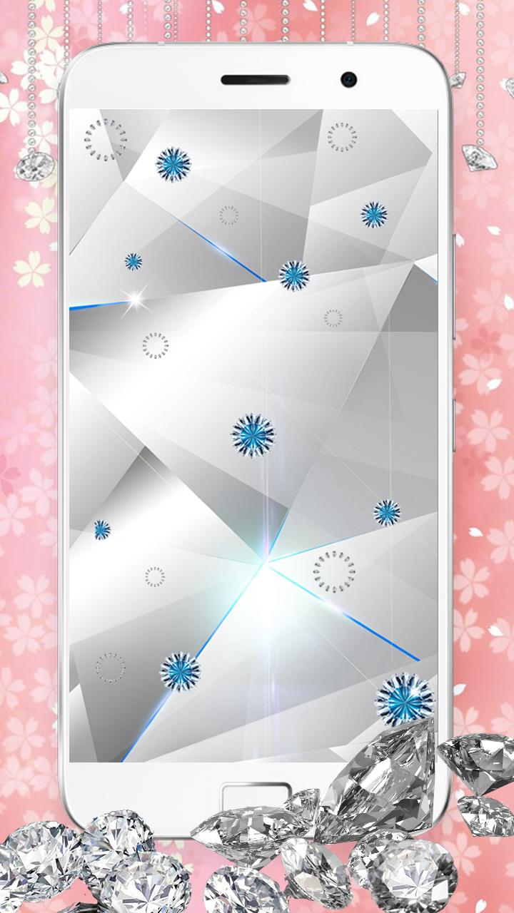 Android 用の 美しい ダイヤモンド キラキラ 壁紙 煌めく 動く 背景