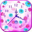 Flower Power Analog Clock Live Wallpaper App
