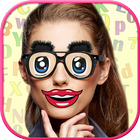 面白い顔 画像加工ソフト - 漫画の口 ステッカー フォトモンタージュ アプリ アイコン