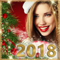 New Year Greeting Card Maker with Photo Frames