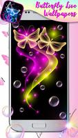Neon Butterfly Glitter Live Wallpaper App penulis hantaran