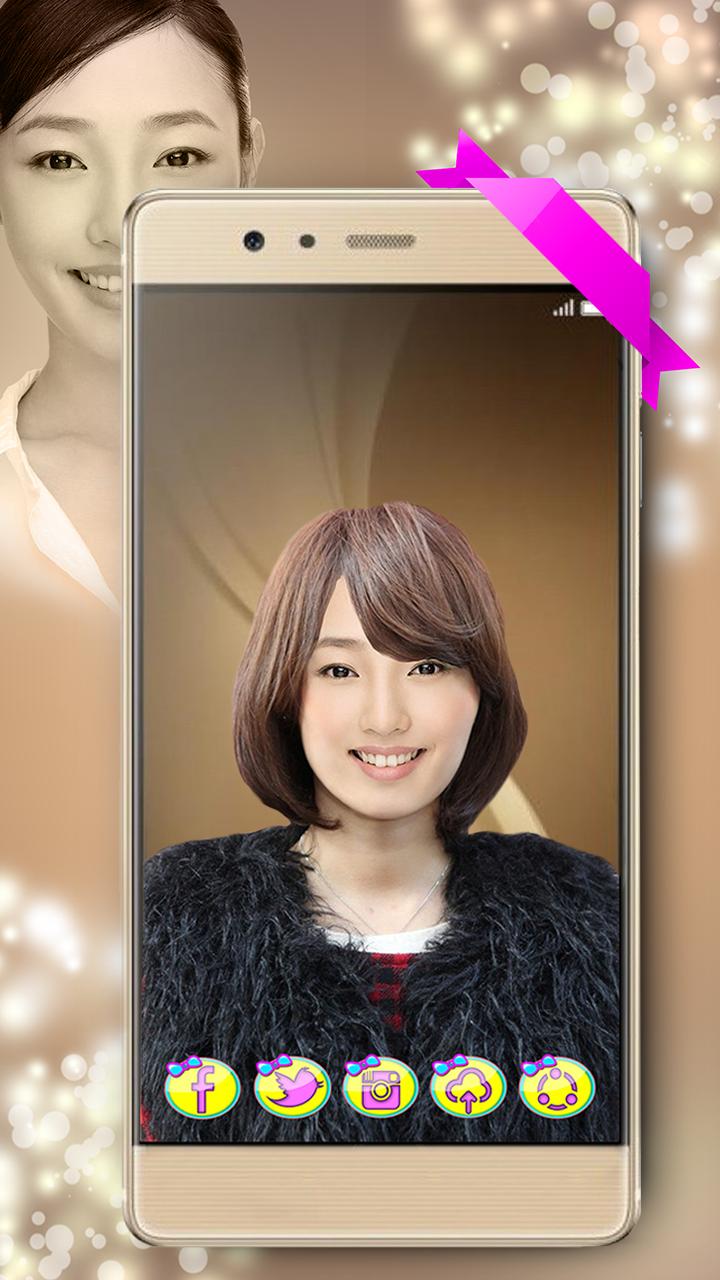 Android 用の 髪型シミュレーション 自分撮り カメラアプリ APK をダウンロード