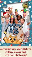 Happy New Year Photo Editor Affiche