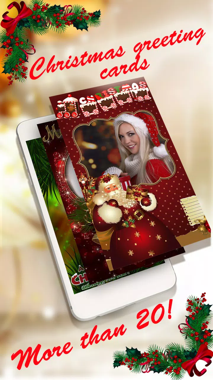 Android 用の メリークリスマス フォトフレーム 年賀状 写真 加工 アプリ Apk をダウンロード