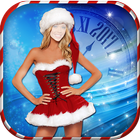 Santa Claus Xmas Photo Montage icon