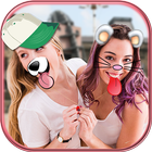 Cute Dog Face Photo Stickers icon