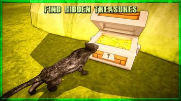 Wild Black Panther Jungle Animal Hunting Games 3D screenshot 2