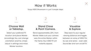 برنامه‌نما VIZIO Showroom عکس از صفحه