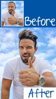 Hair & Beard Salon Photo Editor App پوسٹر