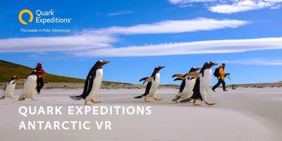 Quark Expeditions Antarctic VR Affiche