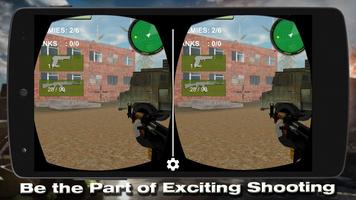 VR Army Commando Shooting Affiche