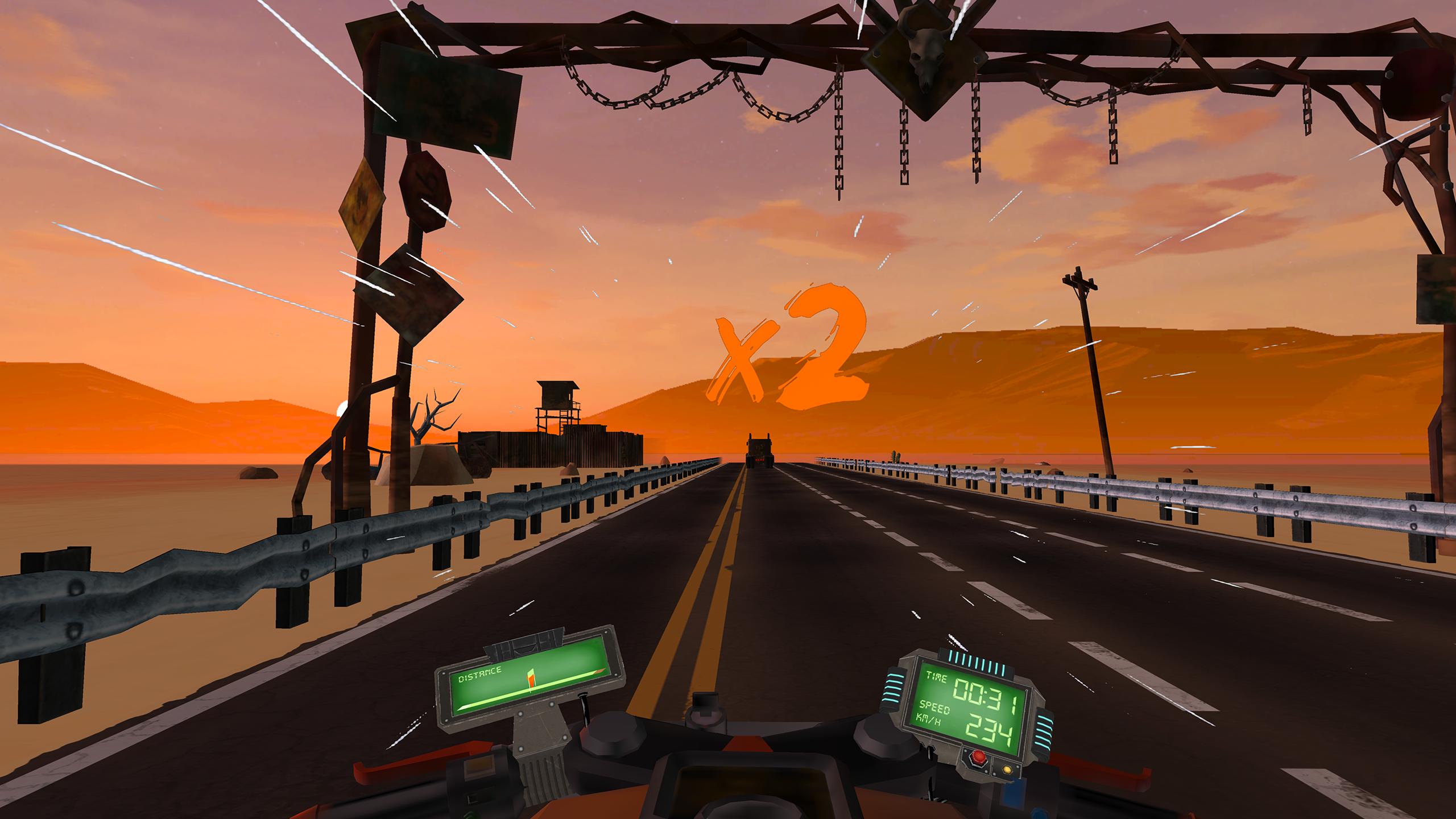 VR Racing игра. Riders of Apocalypse. Игры гонки апокалипсис 2d.