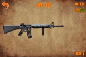Shoot M-16 vs AK-47 : realistic weapon simulator screenshot 2