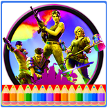 Fortnite Battle Royale coloring game