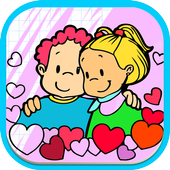 Valentine Coloring Pages icon
