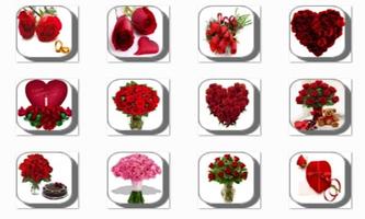 Valentine Day Roses Onet Game Affiche