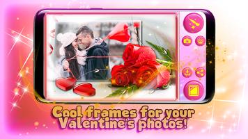 پوستر Happy Valentine Day Photo Frame