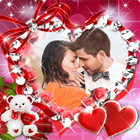 Cadre Photo Romantique 💖 Editeur Photo Amour icône